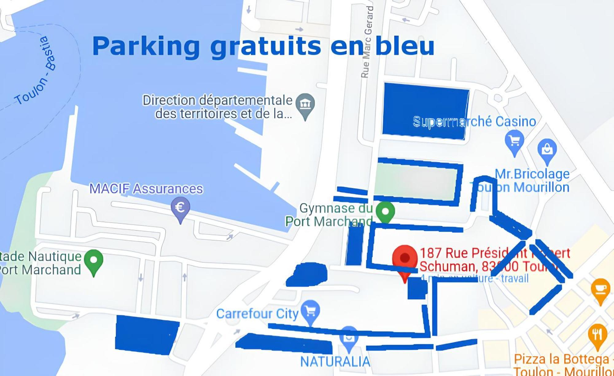 Chambre En Colocation Fille, Proche Mer, Climatisation Toulon Exteriér fotografie